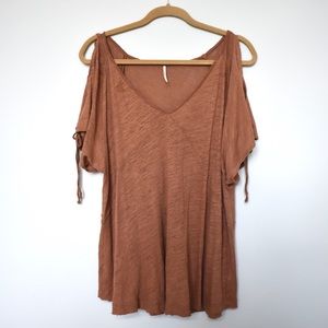 Free People shoulder cut out top